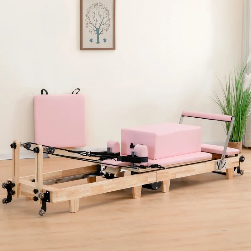 Yoga Fitness Reformer - Pilates Core Bed Movable Home Reformer