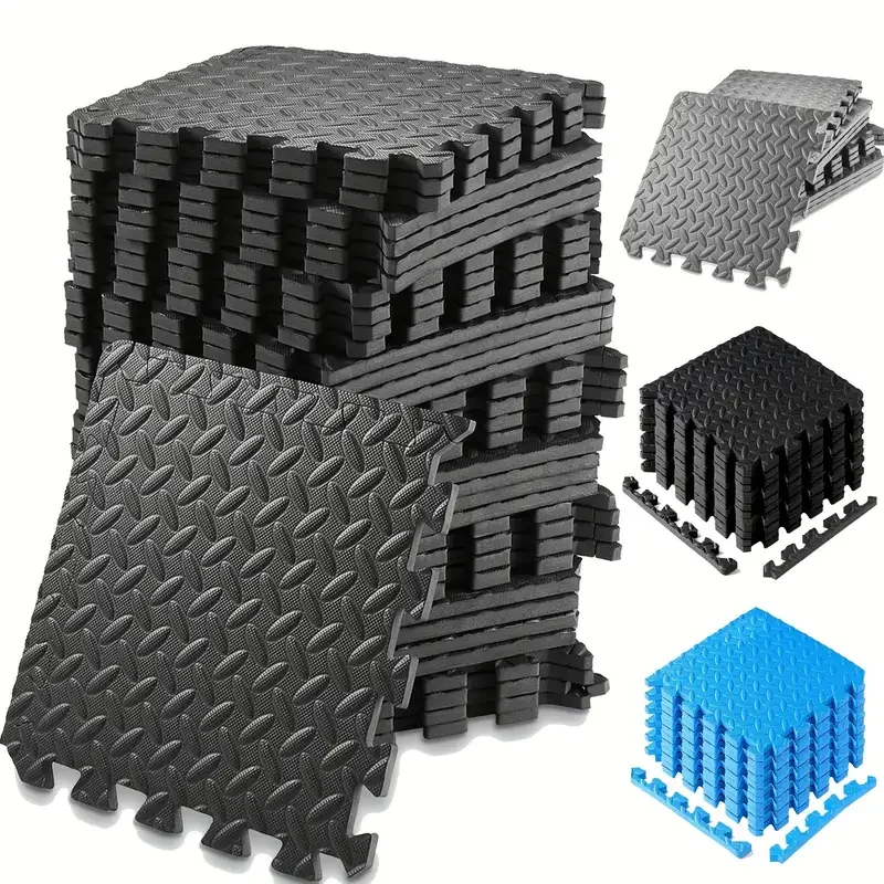 Yoga Fitness Hotel - 4/16Pcs EVA Foam Fitness Mat Waterproof