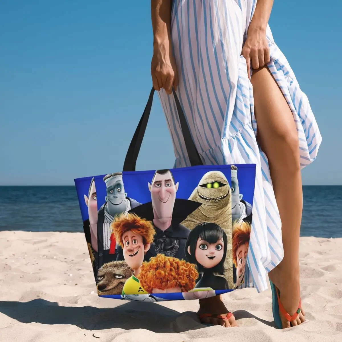 Yoga Fitness Hotel - Hotel Transylvania Beach Tote Bag Sport