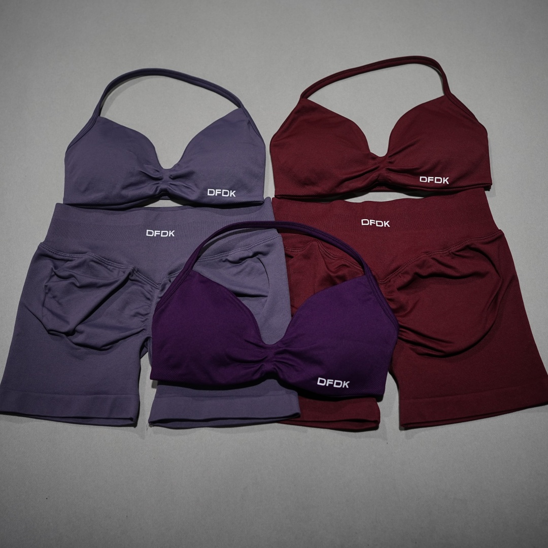 Yoga Fitness Zumba - DFDK Women Seamless 2 Piece Gym