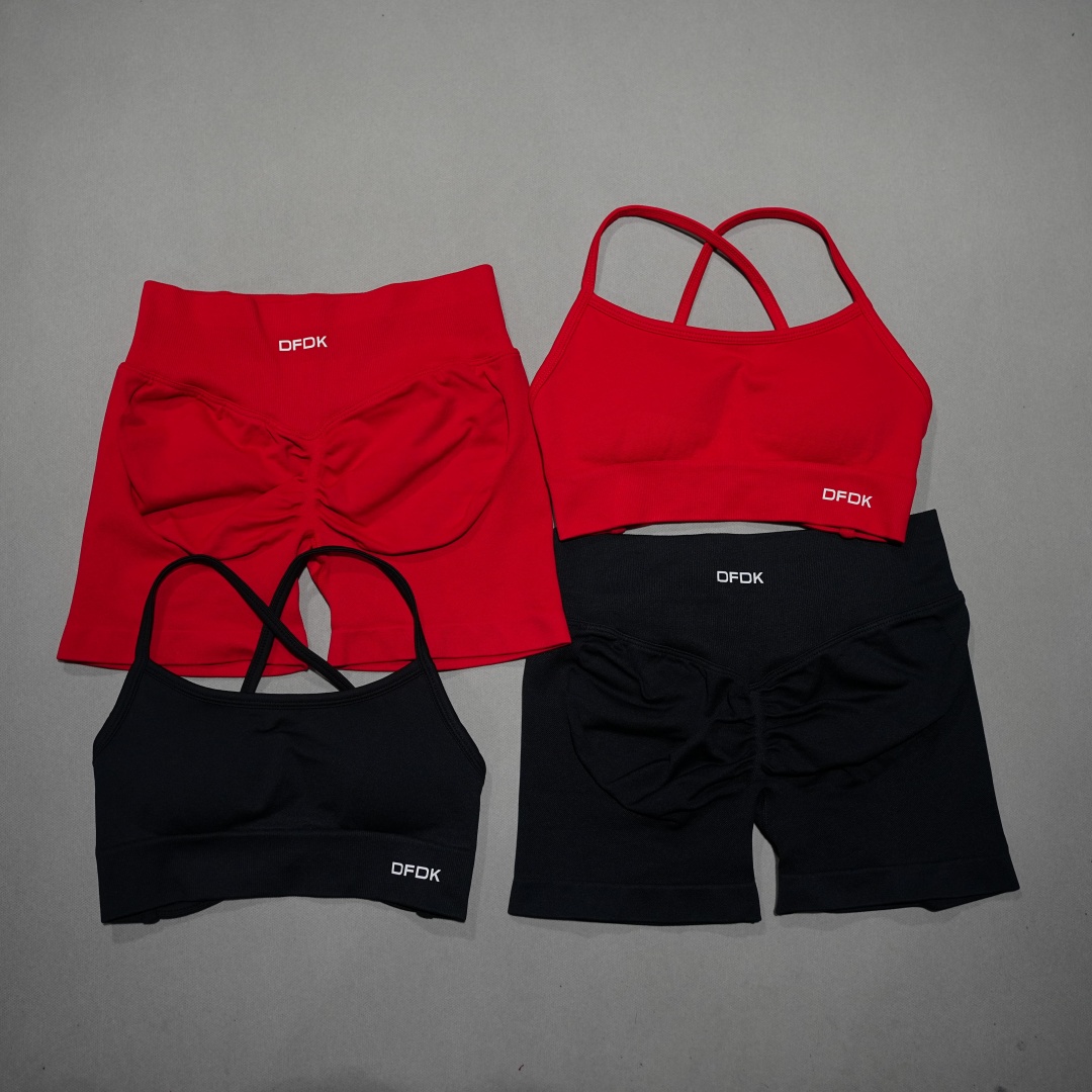 Yoga Fitness Zumba - DFDK High Waist Short Leggings Matching