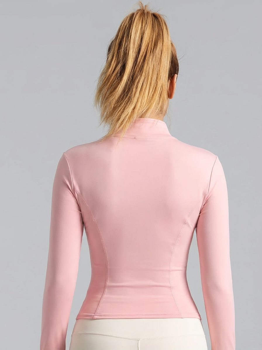 New Women Light Pink Yoga Coat - огляд і ціна Yoga & Fitness Classes By Niharika Zirakpur Reviews