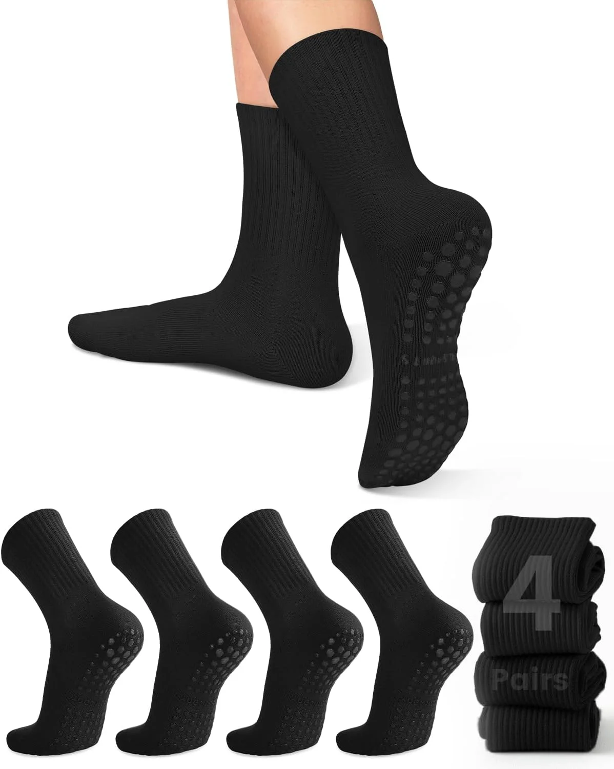 4 pairs of women's yoga socks, - огляд і ціна Yoga & Fitness Classes By Niharika Zirakpur Reviews