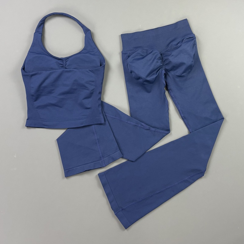 2Pcs Flare Leggings Set Seamle - огляд і ціна Yoga Fitness Zumba