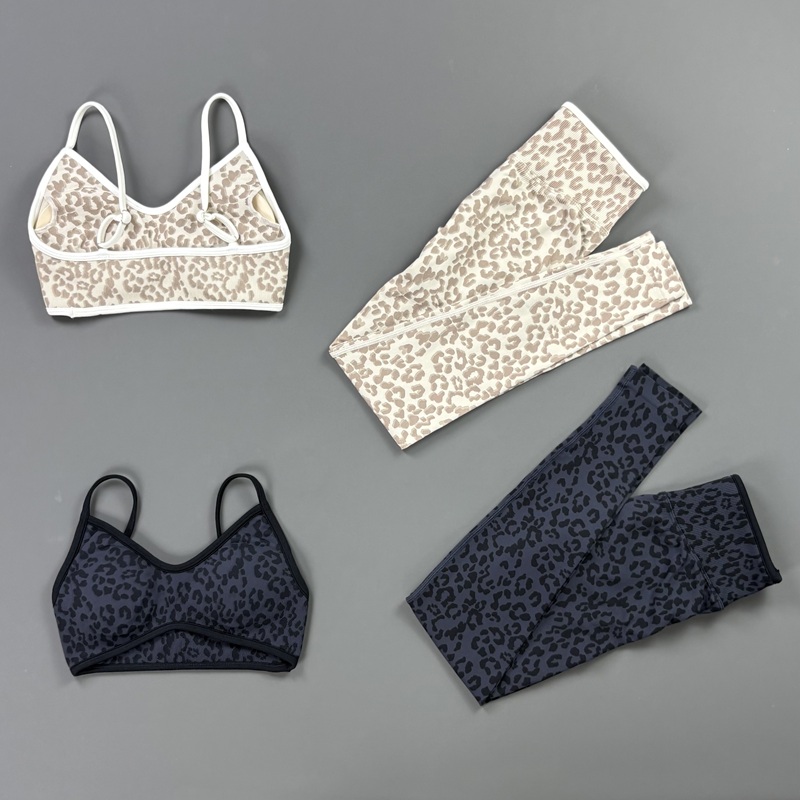 HISTELLO 2Pcs Leopard Yoga Bra - огляд і ціна Yoga Fitness Zumba