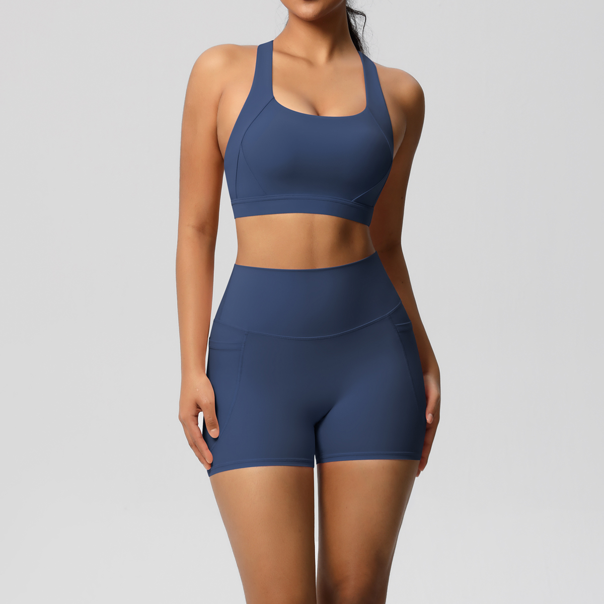 2PCS Sportswear With Pocketed  - огляд і ціна Yoga Fitness Kleidung