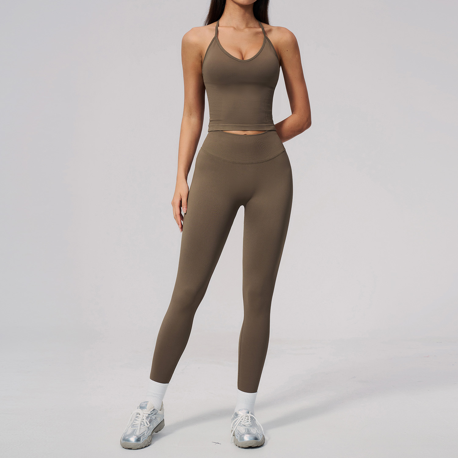 Seamless 2 Pieces Yoga Set Wom - огляд і ціна Yoga Fitness Zumba