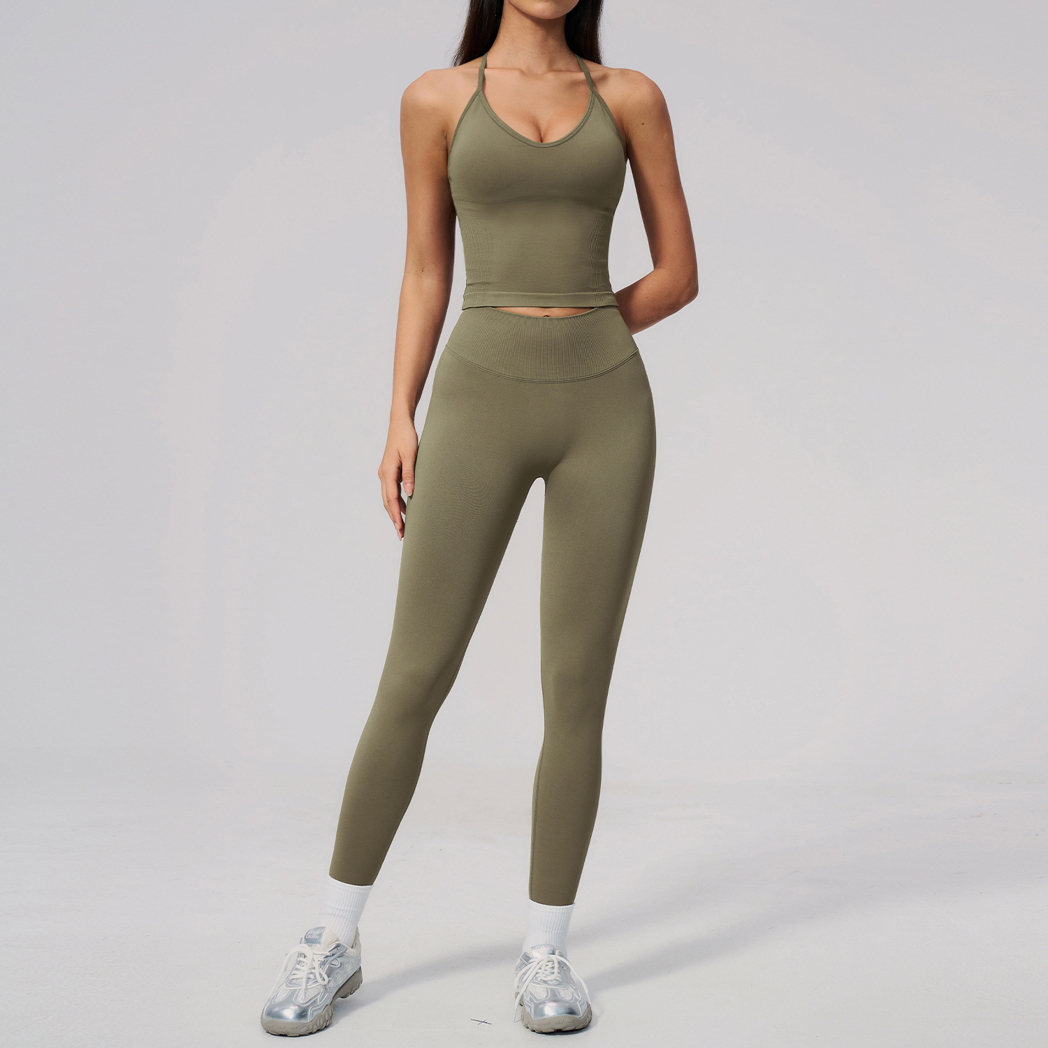 Seamless 2 Pieces Yoga Set Wom - огляд і ціна Yoga Fitness Zumba